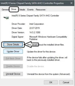 driver details 262x300 1 - How To Fix DPC Watchdog Violation error in Windows 10