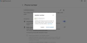 hit update number 300x148 1 - How to Change Phone Number on Gmail Account