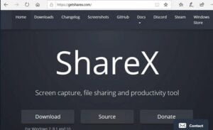 sharex 300x183 1 - 4 Another Easy Methods to Take a Screenshot in Windows 10