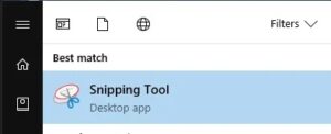 snippingtool 300x122 1 - 4 Another Easy Methods to Take a Screenshot in Windows 10
